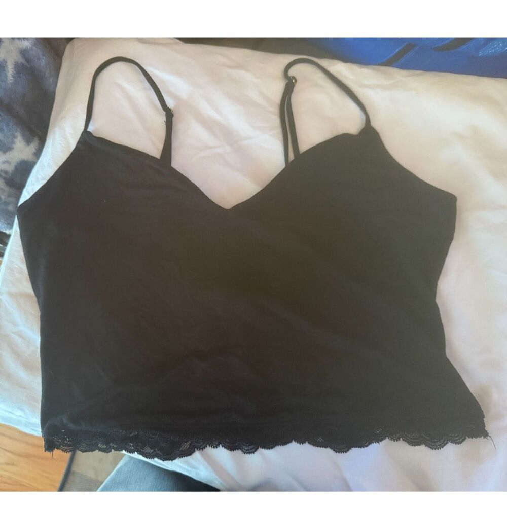 Victoria's Secret Modal Cotton Lace Sleep Set Size Medium EUC